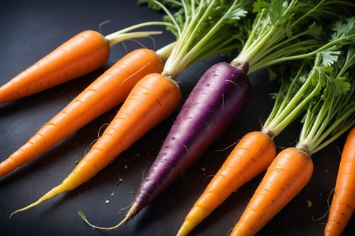 美味植物农产品——胡萝卜的摄影图展示